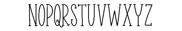 Evercharm Font LOWERCASE