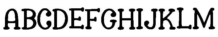 Everett Font UPPERCASE