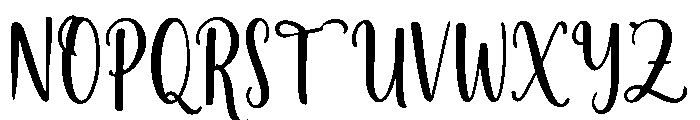 Everfrost Font UPPERCASE