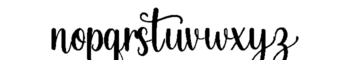 Everfrost Font LOWERCASE