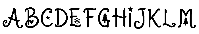 Everglint Font UPPERCASE
