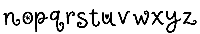 Everglint Font LOWERCASE