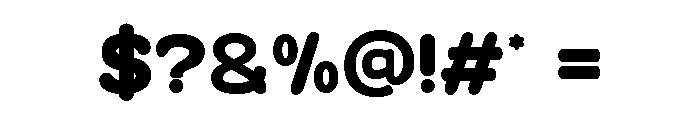 Evergloo Regular Font OTHER CHARS