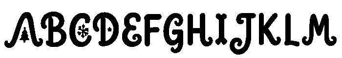 Evergreen_Jingle Font UPPERCASE