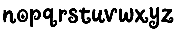Evergreen_Jingle Font LOWERCASE