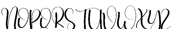 Everiday Font UPPERCASE