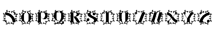 Everlaurel Monogram Font LOWERCASE