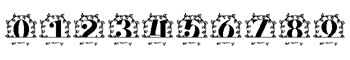 Everlaurel Split Monogram Font OTHER CHARS