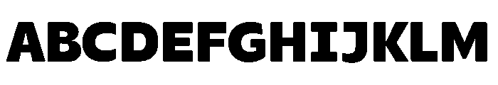 Everlo Sans Font UPPERCASE