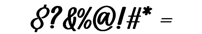 EverlySign Font OTHER CHARS