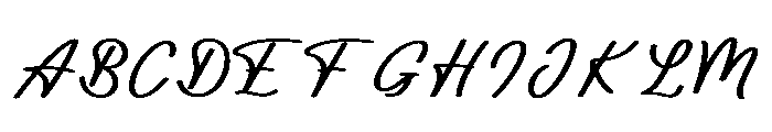 EverlySign Font UPPERCASE