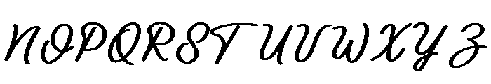 EverlySign Font UPPERCASE