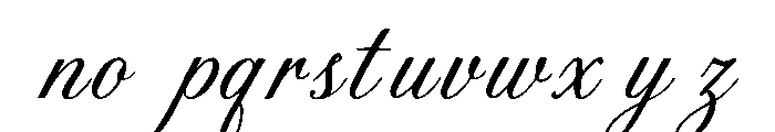 Evernoel Font LOWERCASE