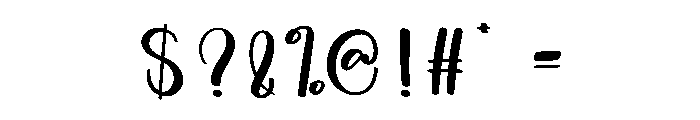 Evershine Font OTHER CHARS