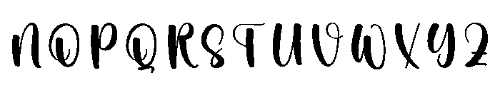 Evershine Font UPPERCASE