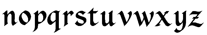 Evershore Regular Font LOWERCASE