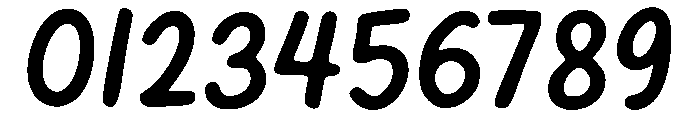 Everyday Hand Font OTHER CHARS