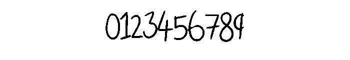 Everyday Handwriting By Regular Font OTHER CHARS