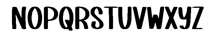 Everyday Moments Font LOWERCASE