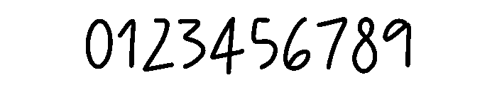 Everyday Notes Font OTHER CHARS