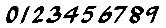 Everyday Script Font OTHER CHARS