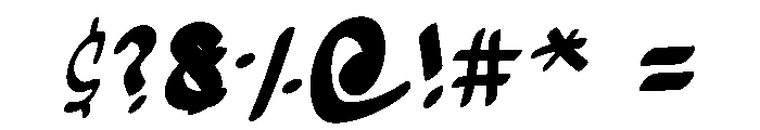 Everyday Script Font OTHER CHARS