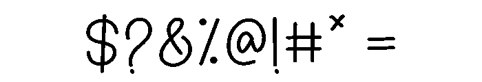 Everyline Font OTHER CHARS