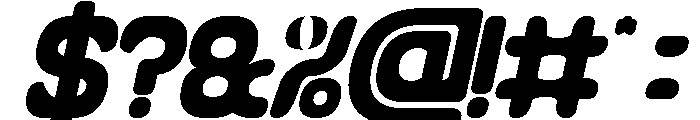 Everyone Around Bold Italic Font OTHER CHARS