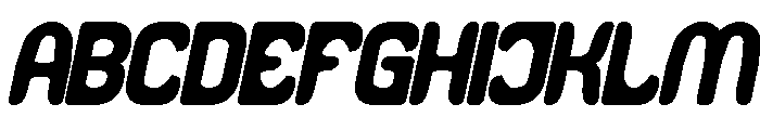 Everyone Around Bold Italic Font UPPERCASE