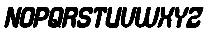 Everyone Around Bold Italic Font UPPERCASE