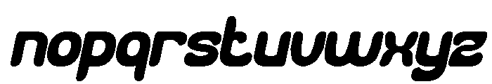 Everyone Around Bold Italic Font LOWERCASE