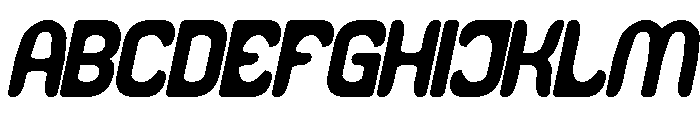 Everyone Around Italic Font UPPERCASE
