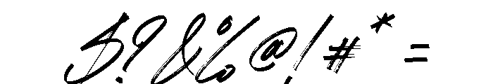 Everything Sweetheart Italic Font OTHER CHARS