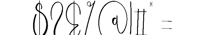 Everythink Font OTHER CHARS
