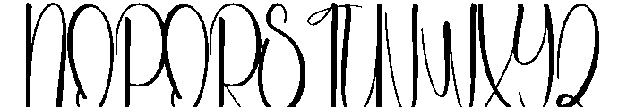Everythink Font UPPERCASE