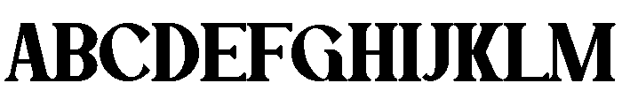 Evhoren Font UPPERCASE