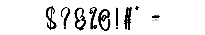 Evident Font OTHER CHARS
