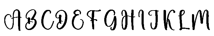 Evident Font UPPERCASE