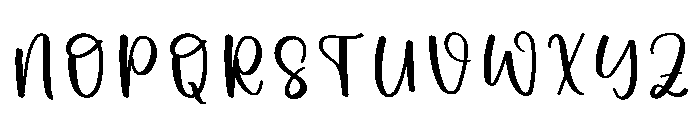 Evident Font UPPERCASE