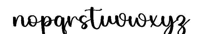 Evident Font LOWERCASE