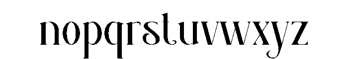 Eviliere Font LOWERCASE