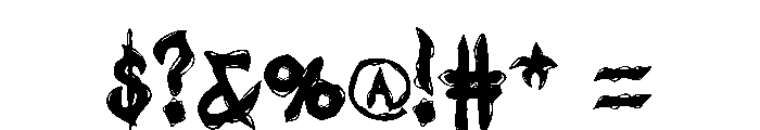 Evilmax Font OTHER CHARS