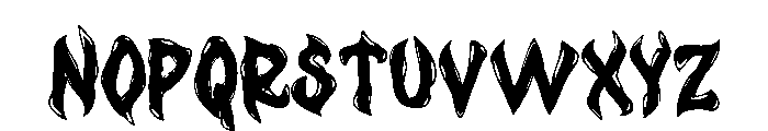 Evilmax Font LOWERCASE