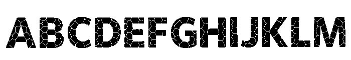 Evita Regular Font UPPERCASE