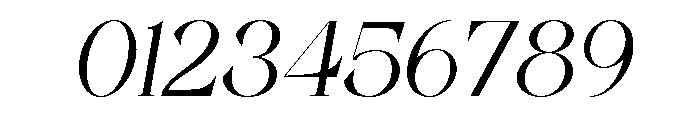 Evolaine Italic Font OTHER CHARS