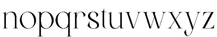 Evolaine Regular Font LOWERCASE