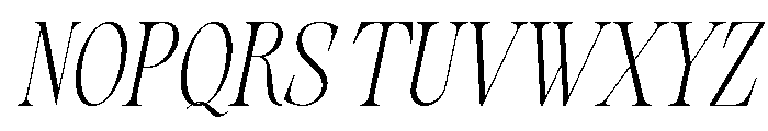 Evolve Early ExtLt Cond Ita Font UPPERCASE