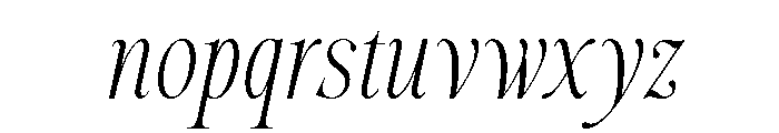 Evolve Early ExtLt Cond Ita Font LOWERCASE