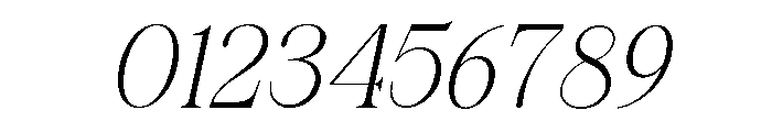 Evolve Early ExtLt Exp Ita Font OTHER CHARS