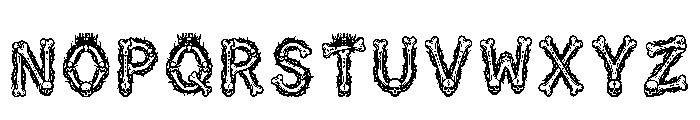 Evorin Regular Font LOWERCASE